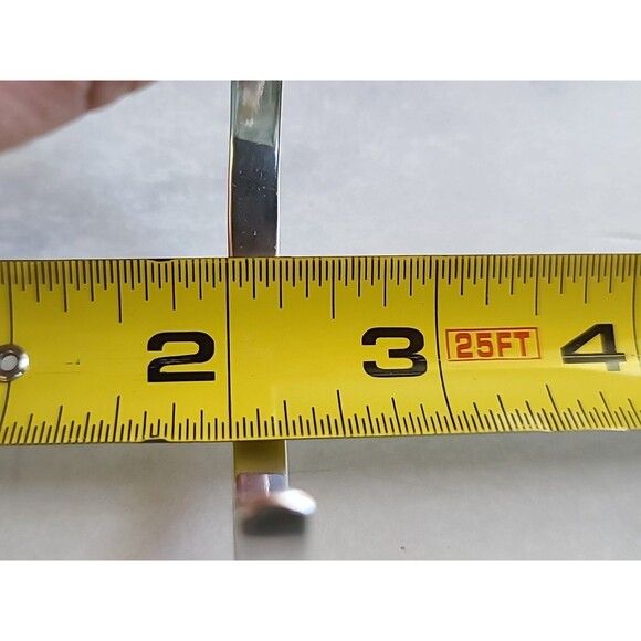 Thailand 925 Sterling Silver Believe Cuff Bracelet Vintage - Picture 9 of 10